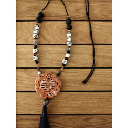 Medaillon Henan Jade ocre...