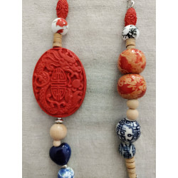 Collier soleil levant coeur...