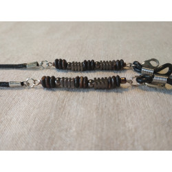 Porte masque bois et metal