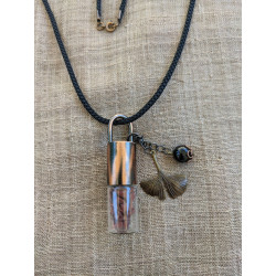 1 - flacon de jaspe rouge...