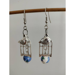 boucle d'oreille cage