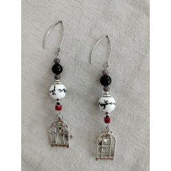 Boucle d'oreille soleil...