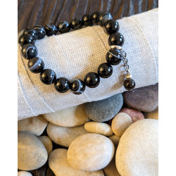 202303 Bracelet agate rayé...