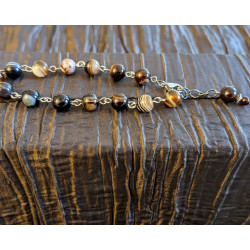 202303 Bracelet agate rayé n°1